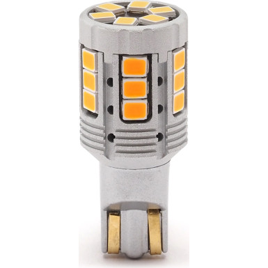 WY16W W2,1x9,5d T15 LED Glassockel 24x 2835 SMD Orange Canbus