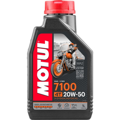 Motul 7100 Raod / V-Twin 4T MA2 20W-50 1 Liter | 104103