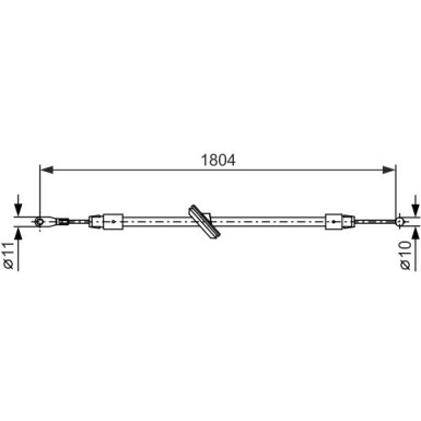 Handbremsseil | MERCEDES Sprinter 09 | 1987482380