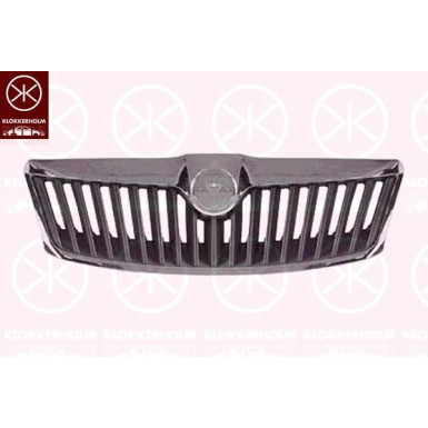 KÜHLERGRILL KPL SCHWARZ/CHROM PQ | SKODA OCTAVIA 5,09-10,12 | 7521991A1