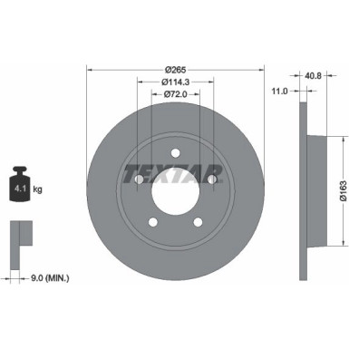 Bremsscheibe Mazda Vol. 3 | 92130500