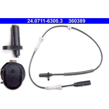 ATE ABS Sensor | 24.0711-6300.3