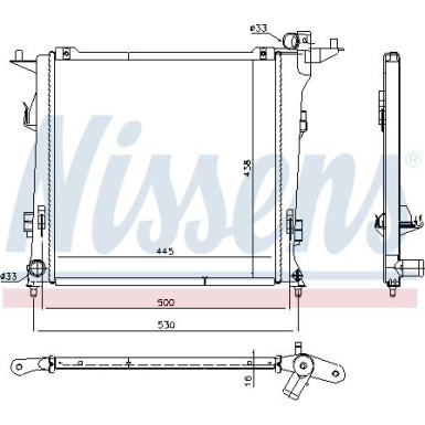 Wasserkühler PKW | Hyundai i30 07 | 675032