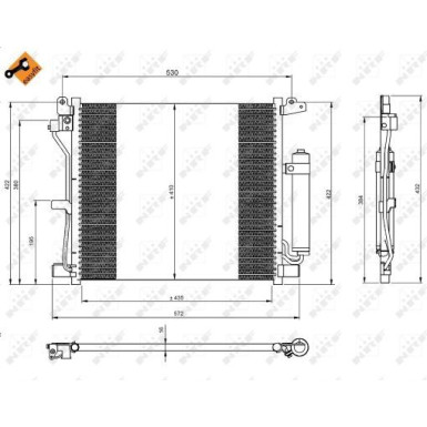 Kondensator, Klimaanlage | 350226