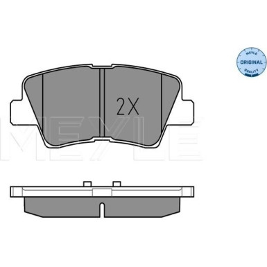 Bremsbelagsatz Hyundai T. I40 11-/Sonata 08-/Ceed 12- Mit Sensor | 025 253 3715/W