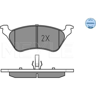 Bremsbelagsatz Chrysler T. Voyager 00- Mit Sensor | 025 240 3616/W