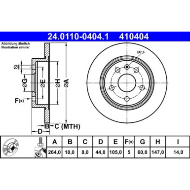 Bremsscheibe | 24.0110-0404.1