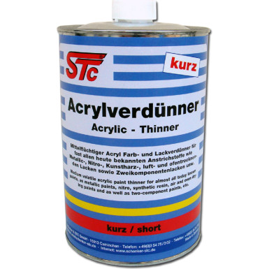 STC Acrylverdünner kurz Flasche 1 L | 35