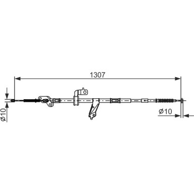 Handbremsseil | TOYOTA RAV4 00-05 | 1987482901