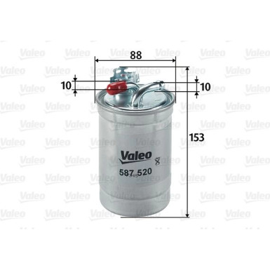 VALEO Kraftstofffilter | 587520