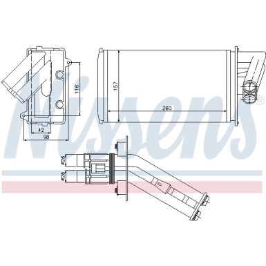 Heizkühler PKW | RENAULT Laguna Behr | 73368