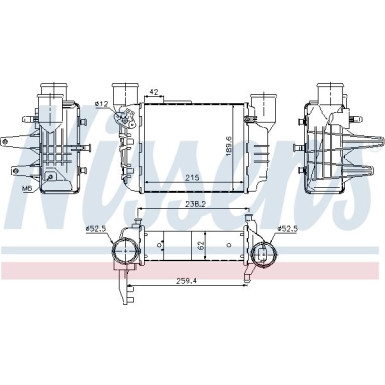 Ladeluftkühler PKW | AUDI A4 II 1,8 01 | 96709