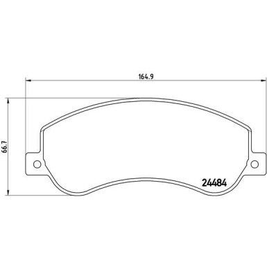 BREMBO Bremsklötze VA | VW Amarok 10 | P 85 115