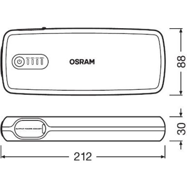 BATTERYstart 400 | Osram | Lithium Starter | OBSL400