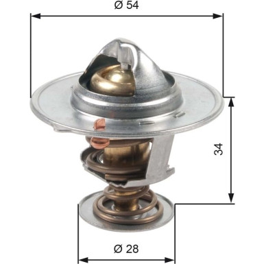 Gates Thermostat | HYUNDAI,KIA Ceed,i10-30 CRDI 06 | TH47685G1