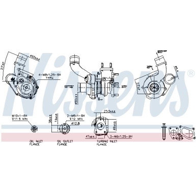 Nissens Turbo | NISSAN Interstar,RENAULT,OPEL 02 | 93238