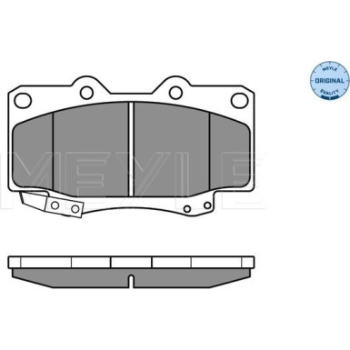 Bremsbelagsatz Toyota P. Landcruiser 3.0Td 96- Mit Sensor | 025 216 7915/W