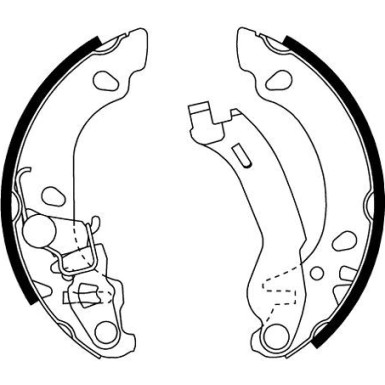Bremsbacken Fiat Panda 03 | 91061000