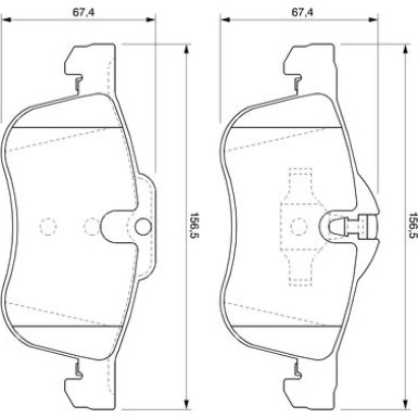 Bremsklötze | ROVER,MG | 0 986 424 758