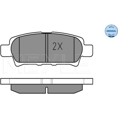 Bremsbelagsatz Mitsubishi T. Outlander 03-/Lancer 08- Mit Sensor | 025 240 1416/W