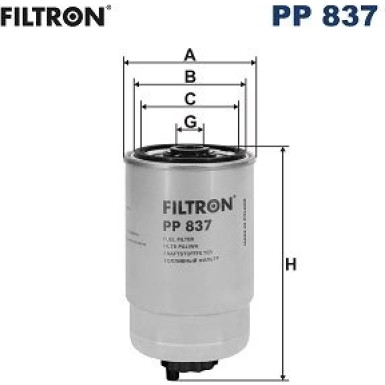 FILTRON Kraftstofffilter | PP 837