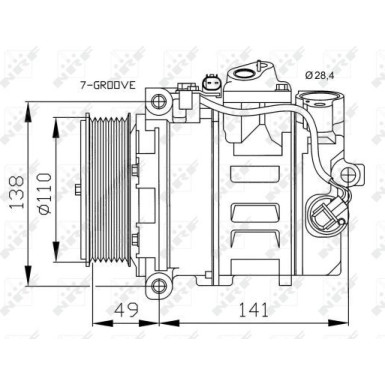 Kompressor, Klimaanlage | 32729