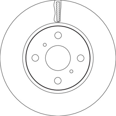 82 481 111 Bremsscheibe VA | TOYOTA Yaris 1.0VVTi 06 | DF4806