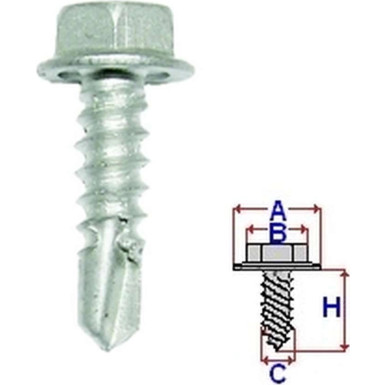 Universal Selbstbohrende Schraube 5,2X19 (10 Stück) | C60165