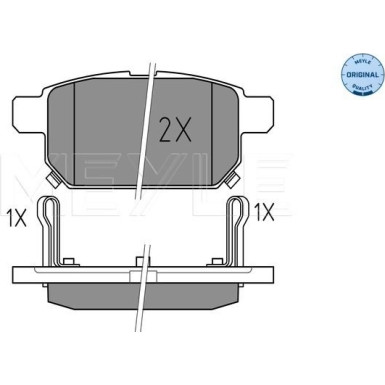 Bremsbelagsatz Suzuki T. Swift 10- Mit Sensor | 025 252 5814/W