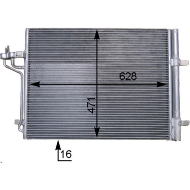 Kondensator, Klimaanlage | AC 780 000S