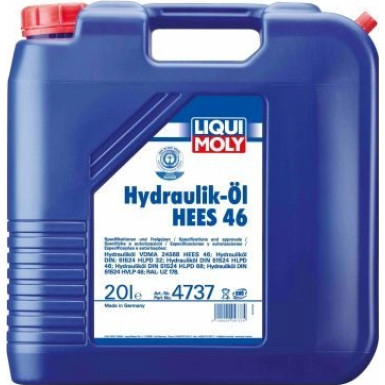 Liqui Moly Hydrauliköl HEES 46 20 l | 4737 | 20L Kanister Kunststoff