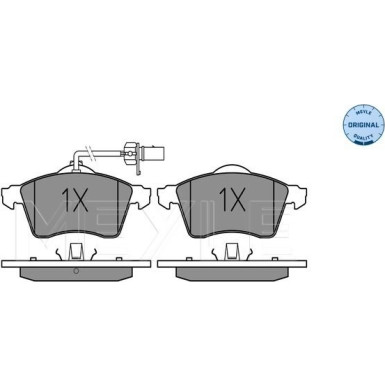 Bremsbelagsatz Vw P. T4 1.8-2.8 09/90- Mit Sensor | 025 218 8519/W