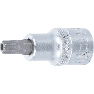 BGS Bit-Einsatz | Antrieb Innenvierkant 12,5 mm (1/2"""") | T-Profil (für Torx) mit Bohrung T45 | 4327