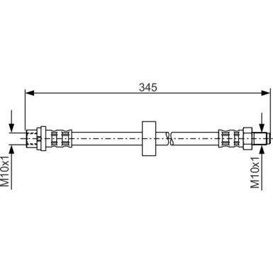 Bremsschlauch HA | FORD Transit,Tourneo 02 | 1987481168