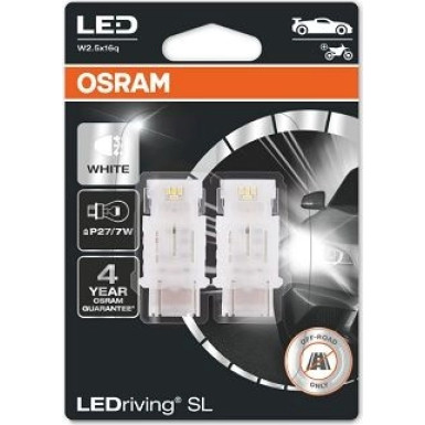 P27/7W Osram | LED White 6000K 12V | LEDriving | 3157DWP-02B