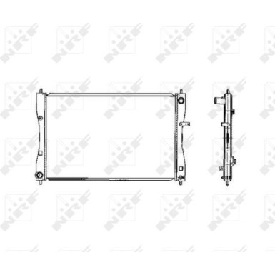 NRF Motorkühler | 53463