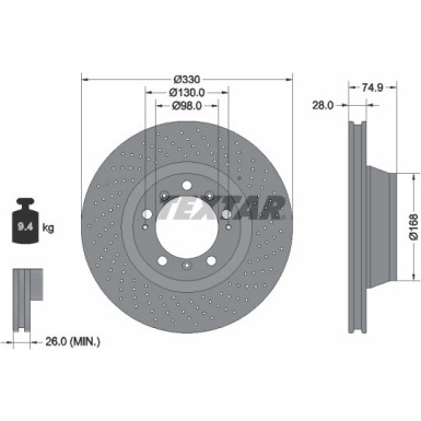 Bremsscheibe | 92219005