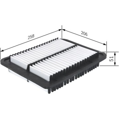 Luftfilter | MITSUBISHI,CITROEN,PEUGEOT | F 026 400 353