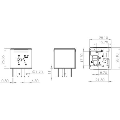 Relais | ALFA,MASERATI,FIAT,LANCIA,VOLVO | 0 986 AH0 251