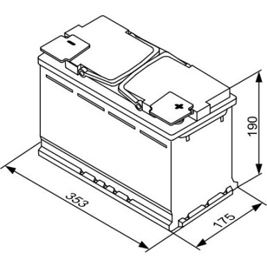 S5 A13 BOSCH | PKW-Batterie AGM | 12V 95Ah 850A | 0 092 S5A 130