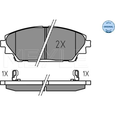 Bremsbelagsatz Mazda P. 3 1.5-2.2D 13 | 025 258 7516