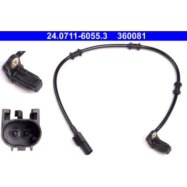 ATE ABS Sensor | 24.0711-6055.3