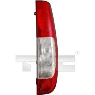 Heckleuchte L O K-PLATTE ROT/WEISS | MERCEDES VITO/VIANO 7,03-8,10 | 3981,658,1