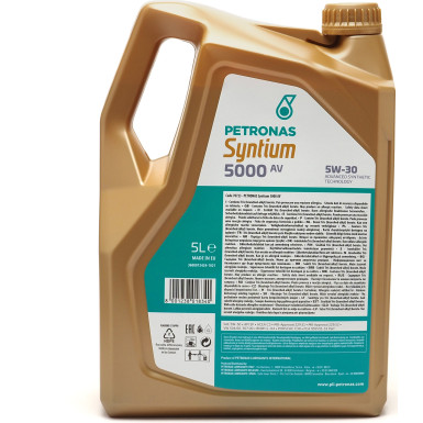 PETRONAS Syntium 5000 AV 5W-30 | 5 Liter | 70723M12EU