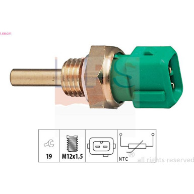 Sensor, Kühlmitteltemperatur | 1.830.211