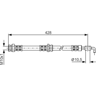 Bremsschlauch | MAZDA,FORD | 1987476966