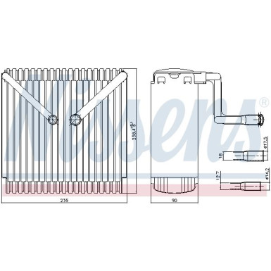 Verdampfer PKW | FORD MONDEO 92 | 92015