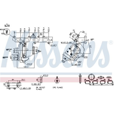 Nissens Turbo | VW Multivan,Transporter 03 | 93356