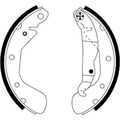 Bremsbacken Opel Astra Combi | 91044900