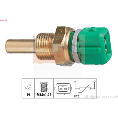 Sensor, Kühlmitteltemperatur | 1.830.204